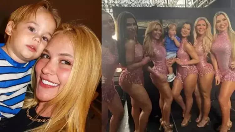 Filho de Virginia surpreende ao elogiar bailarinas de Leonardo e mãe reage