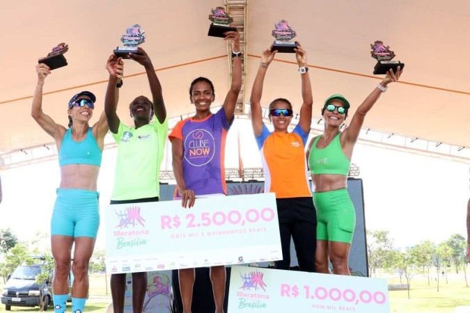 Meia-maratona de Brasília: conheça os oito medalhistas do percurso de 21km