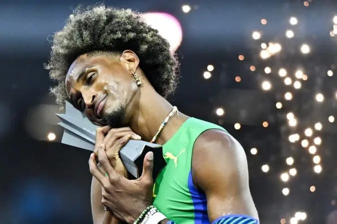 Alison dos Santos, o Piu, é ouro no Mundial de Atletismo Ultimate