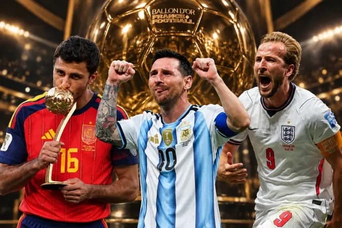 Kane, Messi, Rodri... quem pode ganhar a Bola de Ouro 2026?
