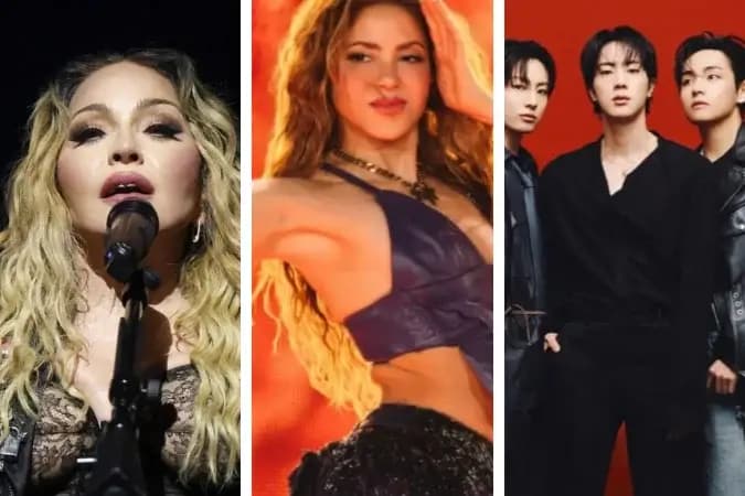 Shakira, Madonna e BTS farão show inédito na final da Copa do Mundo 2026