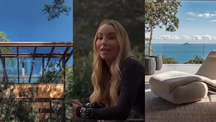 Danielle Winits abre mansão no Rio e impressiona com vista deslumbrante