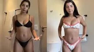 Esposa de João Gomes surge de biquíni e exibe transformação; veja