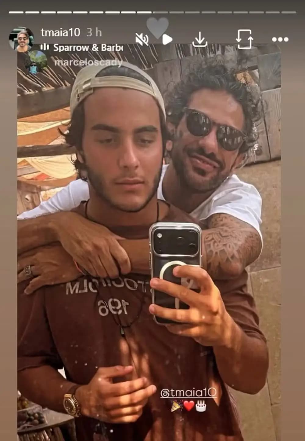 Marcelo Sangalo faz homenagem ao novo namorado de Ivete