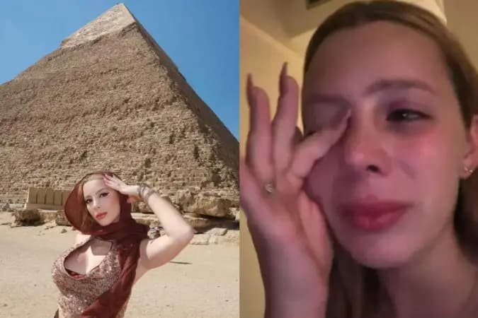 Em lágrimas, Malévola fala sobre prisão no Egito: "Não acreditem no que veem"
