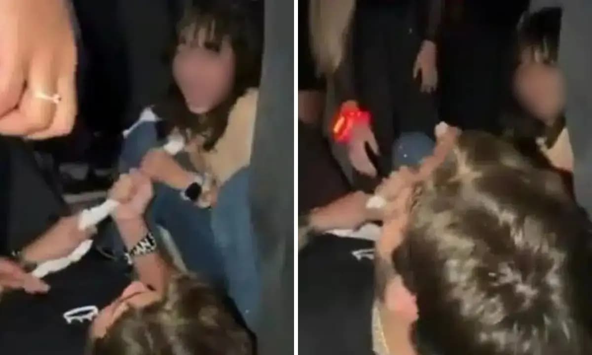 Homem briga com adolescente por toalha suada de Luan Santana em show