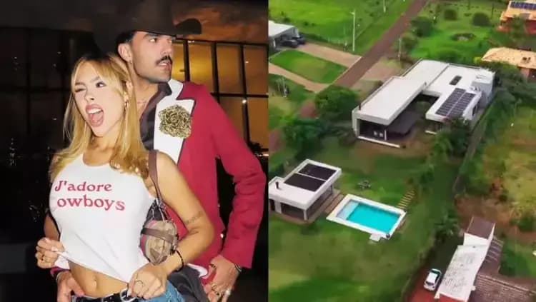 Nova mansão de Luan Pereira surpreende e noiva se declara na TV