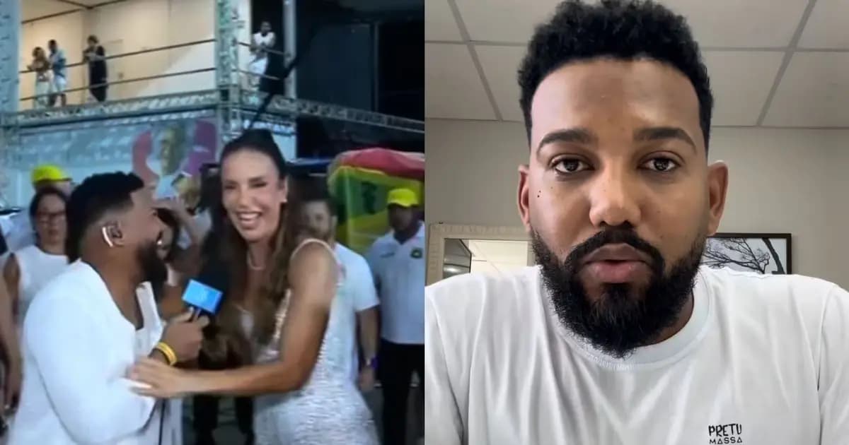 Repórter da TV Bahia brinca e faz 'carta aberta' após cuspir no rosto de Ivete Sangalo: 'Me perdoa'